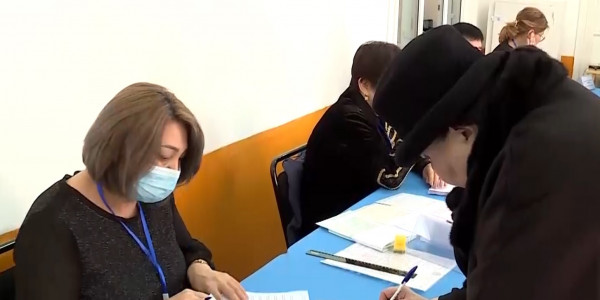 Активно голосуют на выборах в области Жетысу