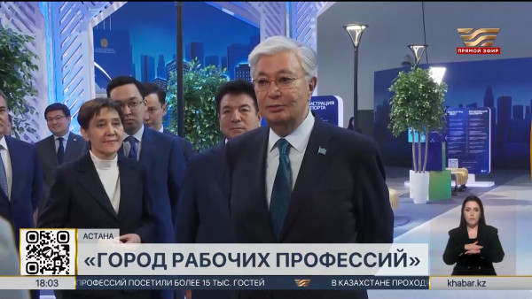 Глава государства посетил фестиваль &laquo;Город рабочих профессий&raquo;