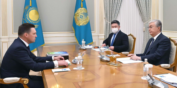 Президент Еуразиялық даму банкінің басқарма төрағасы Николай Подгузовты қабылдады