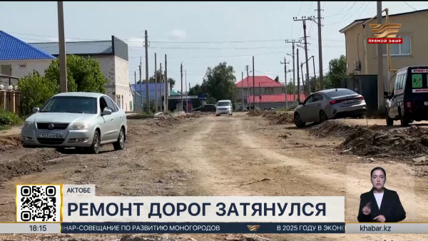 Актюбинцы просят ускорить асфальтирование дорог в микрорайоне Юго-Запад