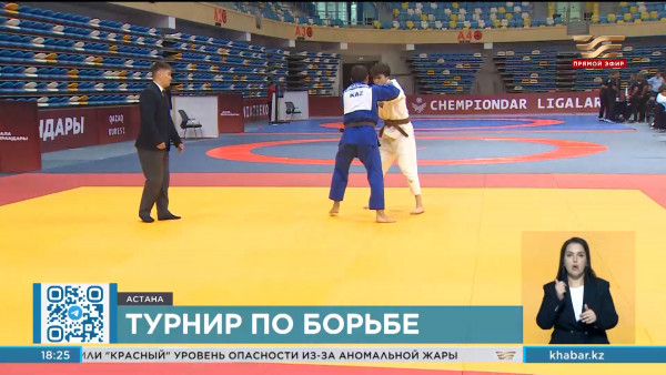 Первый тур юношеской лиги по борьбе завершился в Астане