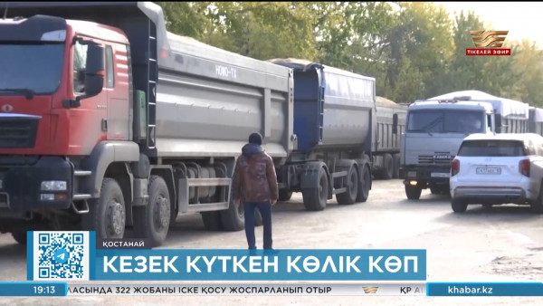 Қостанайдағы элеватордың алдында ұзын-сонар кезек