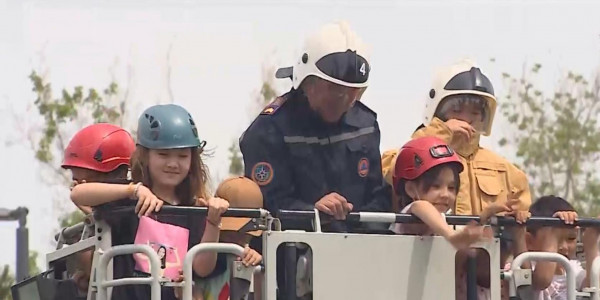 Елордада &laquo;Қауіпсіздік &ndash; балалар көзімен шарасы&raquo; атты акция ұйымдастырылды