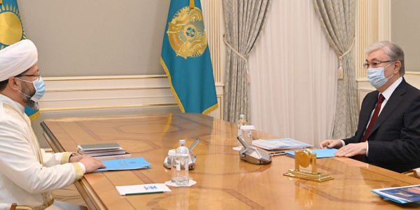 Президент Бас мүфтиді қабылдады