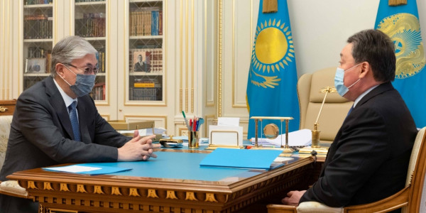 К.Токаев принял А.Мамина