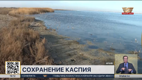 Уровень Каспийского моря продолжает снижаться