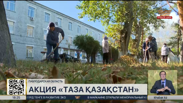 Медработники Павлодарской области поддержали экоакцию «Таза Қазақстан»