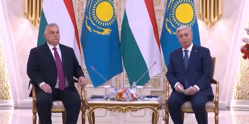 Президент Казахстана и Премьер Венгрии обсудили экономическое сотрудничество между странами