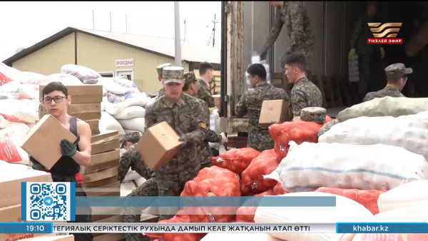 Петропавлға 60 тонна гуманитарлық көмек жеткізілді