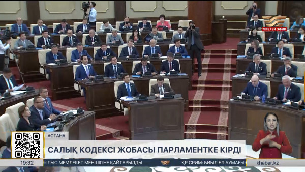 Депутаттар жаңа Салық кодексін әзірлеуге кірісті
