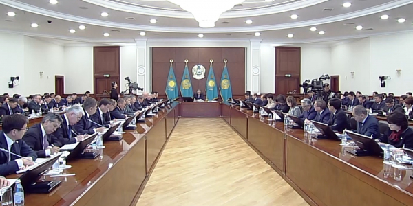 К. Токаев: За 11 месяцев 2019 года объем ссудного портфеля к ВВП снизился с 23 до 22%