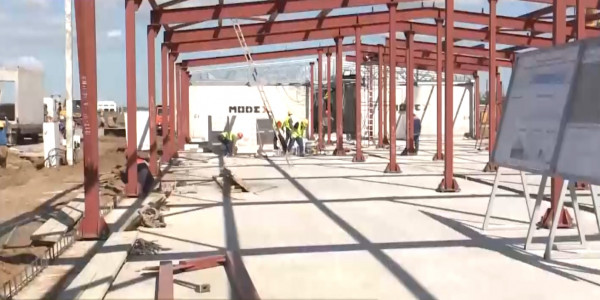 Строительство модульной инфекционной больницы на 200 мест начато в Костанае