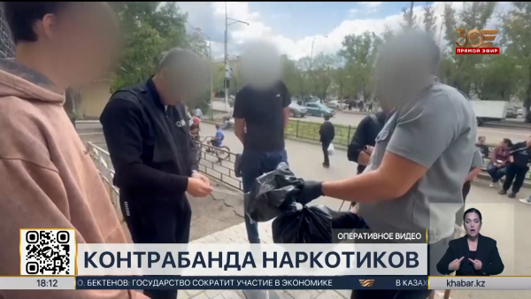 Контрабанду наркотиков в крупном размере пресекли в Карагандинской области
