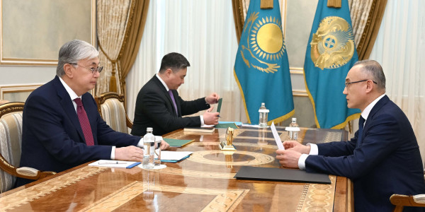 Президент Касым-Жомарт Токаев принял председателя Национального банка Галымжана Пирматова
