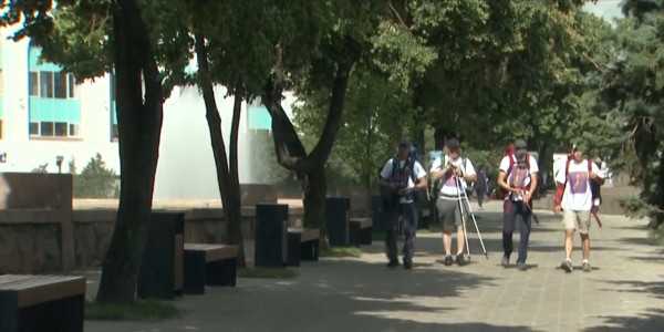 Пешая экспедиция отправилась на родину Абая