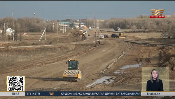 БҚО-да алғаш рет екі деңгейлі көпір салынып жатыр