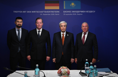 Мемлекет басшысы Wilo Group компаниялар тобының басқарма төрағасы Оливер Герместі қабылдады