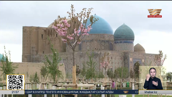 Түркістанда сакура гүлдеді