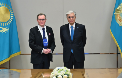 Касым-Жомарт Токаев принял президента и вице-канцлера Queen’s University Belfast