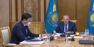 Н. Назарбаев обсудил ряд вопросов с акимом столицы А. Кульгиновым
