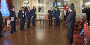 Н. Назарбаев встретился с Премьер-министром Японии С. Абэ