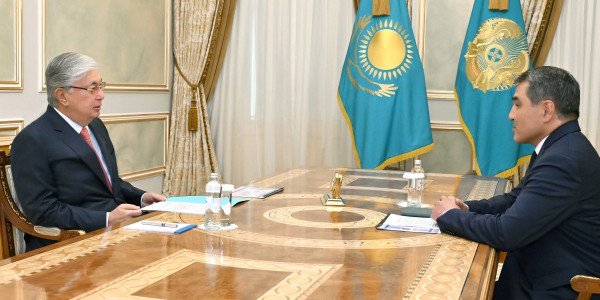 Президент принял министра водных ресурсов и ирригации Нуржана Нуржигитова