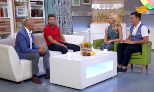 &laquo;Жаңа күн&raquo;. Руководитель проекта &laquo;Спорт без границ&raquo; фонда поддержки детей и молодёжи - инвалидов по зрению &laquo;Анашым&raquo; Бахтияр Базарбеков. Пилот тандема международного веломарафона &laquo;Энергия движения&raquo; Марат Панарин