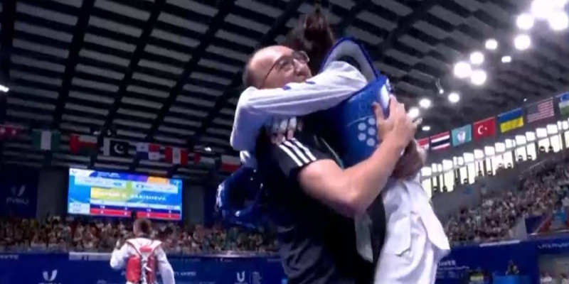 Рита Бакишева завоевала золотую медаль для сборной Казахстана на Универсиаде