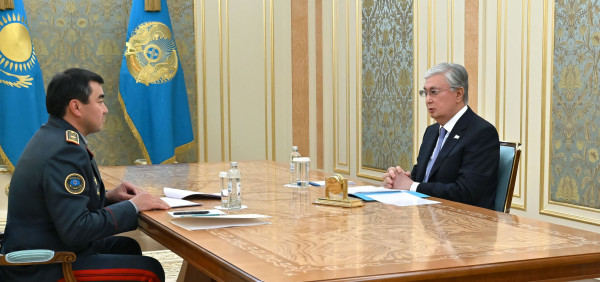 Қ. Тоқаев Төтенше жағдайлар министрі Шыңғыс Әріновті қабылдады