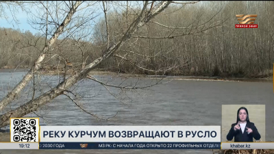 Реку Курчум возвращают в русло