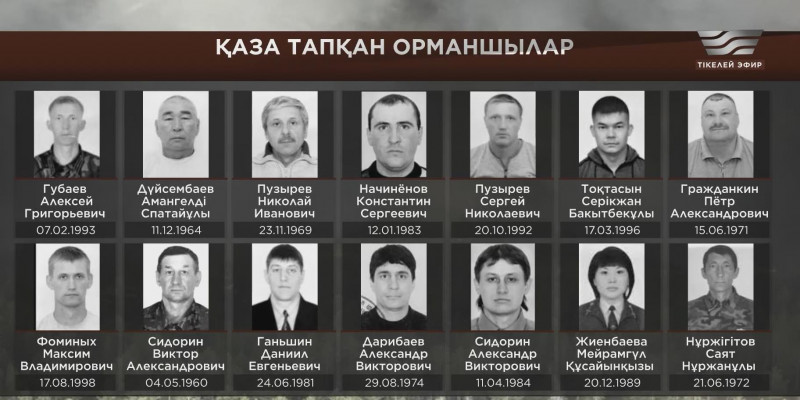 Абай облысындағы өрттен қаза тапқандар «Құрмет» орденімен марапатталды