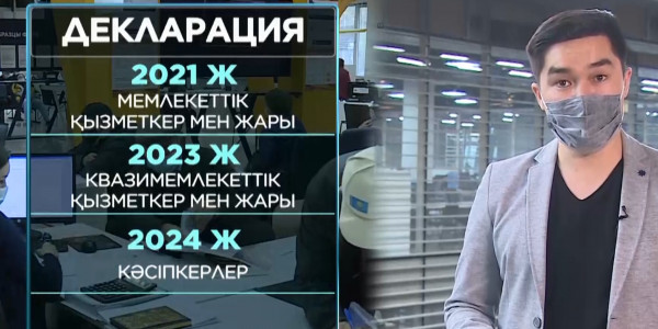 Ел азаматтары дәулетін жариялауға міндеттеледі