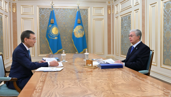 Глава государства принял председателя Центральной комиссии референдума