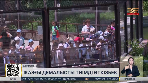 Шымкентте 200-ге жуық мектепішілік лагерь жұмысын бастады