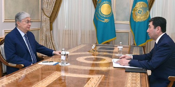 Президент Мәжіліс төрағасын қабылдады