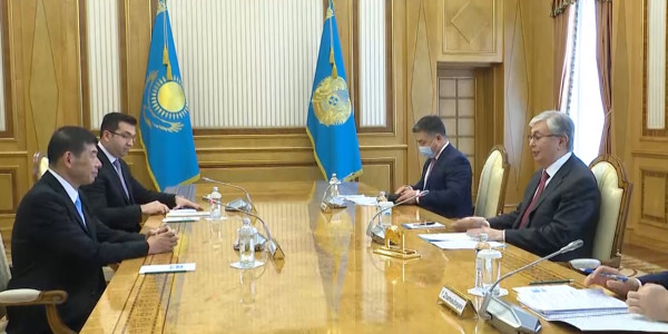 Мемлекет басшысы Дүниежүзілік кеден ұйымының Бас хатшысы Кунио Микурияны қабылдады