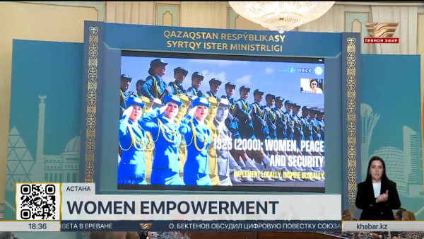 Дипломаты высоко оценили роль женщин Казахстана в обеспечении мира