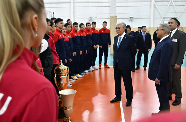 Қ. Тоқаев &laquo;Жетісу&raquo; волейбол клубының жай-күйімен танысты