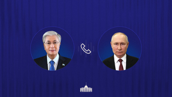 Глава государства провел телефонный разговор с Владимиром Путиным