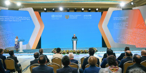 Президент принял участие в заседании Глобальной Конференции по первичной медико-санитарной помощи