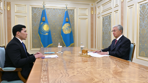 Глава государства принял министра туризма и спорта Ербола Мырзабосынова