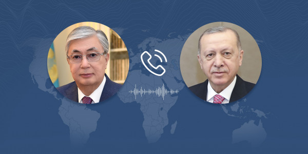 Телефонный разговор Касым-Жомарта Токаева с Реджепом Тайипом Эрдоганом