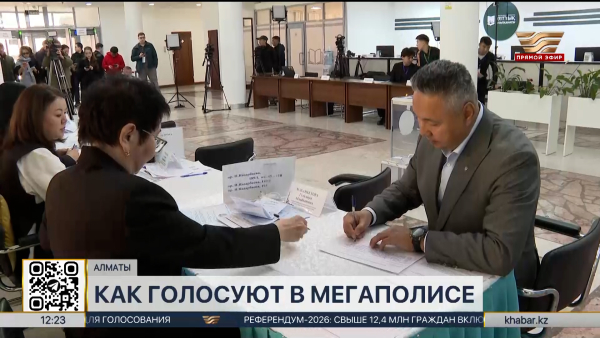 В Алматы работают 653 участка для голосования
