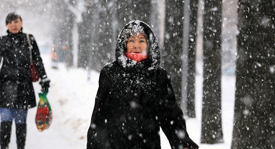 В большинстве регионов Казахстана ожидаются снег, туман, гололед