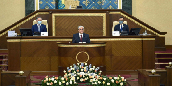 Касым-Жомарт Токаев выступил с ежегодным Посланием народу Казахстана