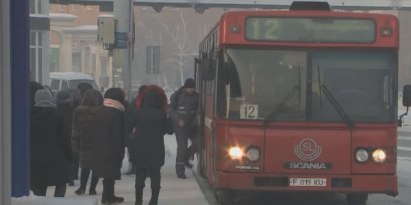 ШҚО-да жолаушылар аяз бен ақтүтек боранда сағаттап автобус күтуге мәжбүр