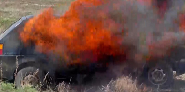 100 автомобилей сгорело с начала года в Казахстане