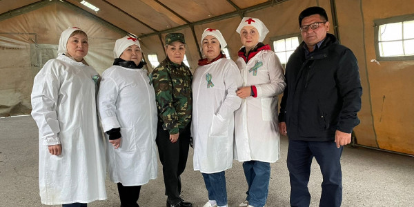 В Костанайской области провели акцию &laquo;Полевой госпиталь&raquo;