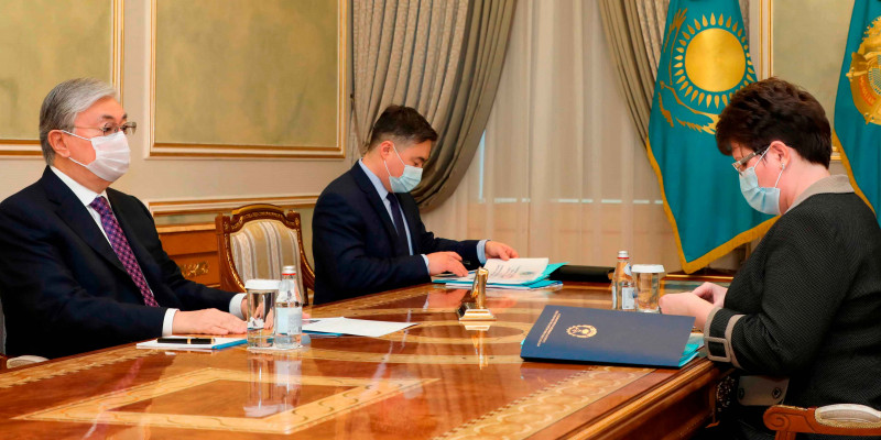 К. Токаев принял председателя Счетного комитета