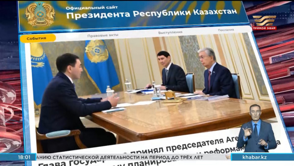 Президент принял главу АСПиР Жандоса Шаймарданова